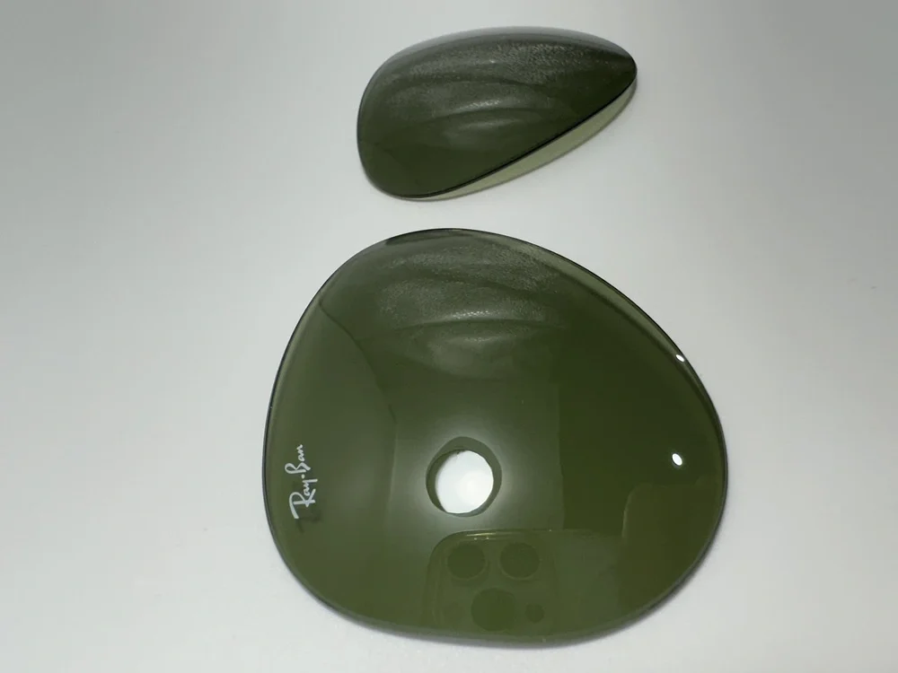 Ray-Ban RB3025 001/4E Aviator Barista Green 62mm Replacement Lenses